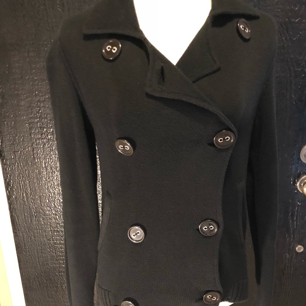 Eight Sixty Sailor style sweater black size medium